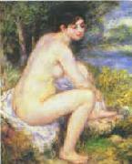  Female Nude in a Landscape renoir